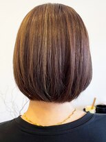 レポヘアー(Repos hair)&nbsp;20代30代40代ナチュラルハイライトアッシュベージュ立体感ボブ