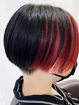 レゴヘアー(Lego Hair) ショートデザインカラーレッド