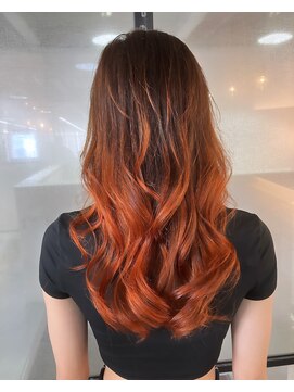 グロウ 丸の内(GLOW) 山梨甲府美容室1ブリーチカラーオージュアトリートメント