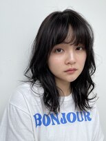 ガーデン 銀座(GARDEN)&nbsp;デジタルパーマ　ブルーブラック　イメチェン　ナチュラルモード