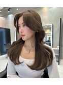 極上ワンホンレイヤー 髪質改善 ハイライト