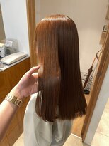 ネオリーブニコ 大井町店(Neolive Nico) ブリーチなしのオレンジカラー