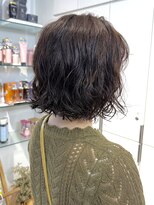 ロンドアンメゾン 原宿(Lond un Maison.)&nbsp;オリーブグレー/韓国風巻き/レイヤーカット/くすみベージュ/横浜