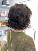 デジタルパーマ/レイヤーボブ/韓国巻き風/結べるレイヤーカット