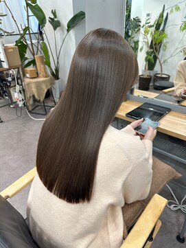 ノート(note) ☆透明感スモーキグレージュ髪質改善レイヤーカットブリーチなし