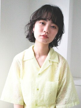 ワク(WAKU) ボブパーマ/切りっぱなしボブ/レイヤーカット/似合わせ