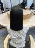 切りっぱなし重めロング　立元