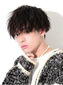 リトバイトゥルークリエイション 大宮(Re:to by True Creation) 【メンズパーマ】縦落ちスパイラル×マッシュ