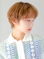 ガリカ 渋谷(Gallica)&nbsp;束感ふわっとレイヤーショート×ハイトーンベージュ