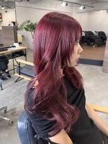 オアシス アン(oasis-un)&nbsp;ケアブリーチでつくるボルドーカラー