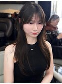 レイヤーハッシュカット