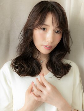 カバーヘア ブリス 上尾西口店(COVER HAIR bliss) □大人美人デジタルパーマ韓国風巻きロング405-2上尾30代40代