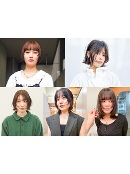 ボブやショートstyleが得意なサロン≪common≫.360度どの角度から見ても美しい仕上がりに―。