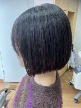 フープ(hoop) ブリーチを使わないナチュラルアンブレラカラー