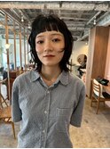 薬院【honen】顔まわりレイヤースパイラルパーマ/薬院大通