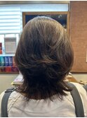 ナチュラルな外ハネスタイル