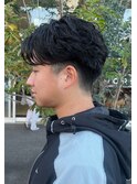 フェザーパーマ/ビジネス/ショート/刈り上げ20代30代40代
