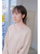 ソレイユ(Soleil)&nbsp;丸みショート/シースルーうざバング/顔まわりカット【松本匡介】