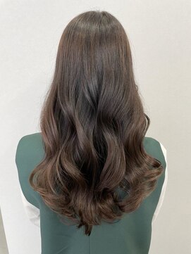 ソヨン 栄店(SOYON) 似合わせカット/ダークアッシュ/大人ガーリー/脱白髪染め/くせ毛