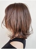 ロブに飽きたら大人ローレイヤー×アッシュブラウン