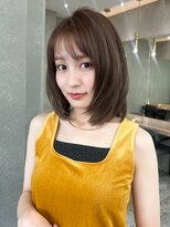 ロンドクレール 川崎(Lond clair)&nbsp;【北澤華】ブリーチなし/髪質改善/ピンクベージュ/前髪/川崎