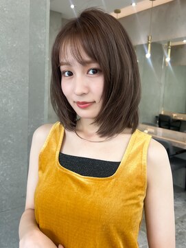 ロンドクレール 川崎(Lond clair) 【北澤華】ブリーチなし/髪質改善/ピンクベージュ/前髪/川崎