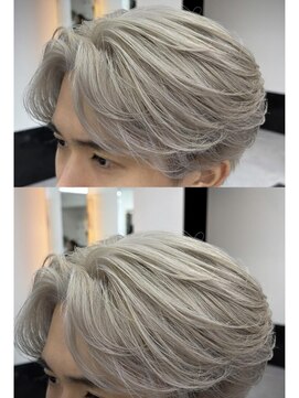 アリープパロット(ALEAP parrot) 韓国風センターパート×ホワイトカラー