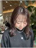 ナチュラルブラウン/透明感カラー/チョコレートブラウン