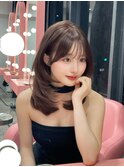 大人気盛れる顔周りカット韓国レイヤー/ミディアムレイヤー/渋谷