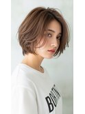 ショートボブ髪型20代30代40代50代前髪あり前髪なし面長丸顔越谷
