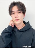 カット＋骨格補正ツーブロックパーマ