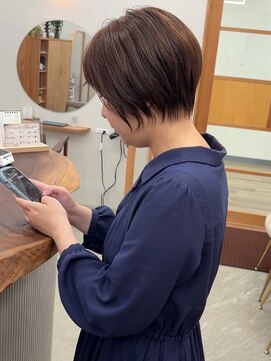 コットバイ ラヴェスト(Cott by lovest) 丸みシルエット◎コンパクトショート×ショコラブラウン