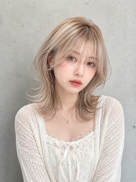 アースオーセンティック 立川店(EARTH Authentic) ハッシュカット×ブロンドカラー