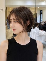 コート 表参道(Cote) 【Cote】丸みショート/丸顔/面長/前髪あり/前髪なし/レイヤー