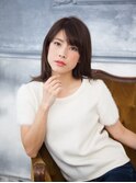 ひし形シルエットのセミディ[藤沢駅]