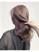 ココモ(KOKOMO) ニュアンスカラーグレーベージュラベンダーインナー