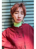 美容室ポール 西葛西店(PAUL)&nbsp;オレンジベージュ×マッシュショート