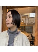 前上がりボブ
