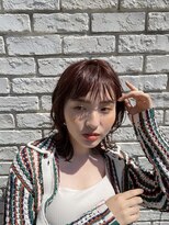 オーガニック ライフ 若葉 鶴ヶ島(organic+life)&nbsp;20代30代大人可愛い★くびれミディアムレッドブラウン透明感