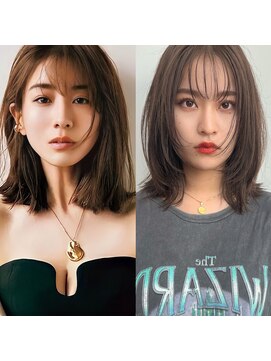 アフロートリノ(AFLOAT Leino) 小顔ヘルシーレイヤースタイル透明感カラー【修】20代30代40代