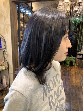 ヘアー クリエイト カルバリ(HAIR CREATE Calbari) アッシュブラック