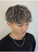 ツイスパ ツイストスパイラル ハイライト ホワイトメッシュ 新宿