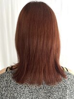 トリッカ 代官山(tricca)&nbsp;艶アプリコットブラウン/顔まわりレイヤー/マッシュレイヤー