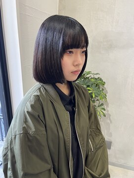 ロンドエニカ 大宮(Lond enika) 前髪パーマアッシュカラーレイヤーロンググレーベージュ[大宮]