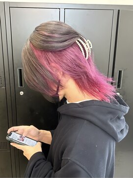 ラビス クローバー(Lovis clover) メンズでもおすすめインナーピンクカラー♪あゆむ