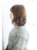 美髪質改善ピンクブラウンエアリーロング切りっぱなしボブ/199