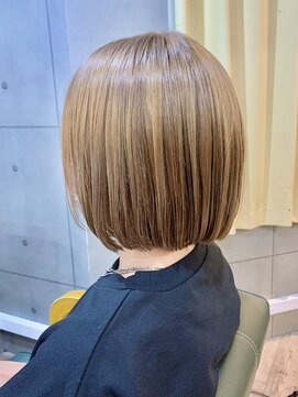 ハーツ(Heart's) 白髪ぼかし脱白髪染め髪質改善似合わせショートボブ40代50代60代