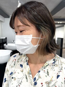 ツキ 横浜店(tuki) インナーカラーケアブリーチイヤリングカラーハイライトレイヤー