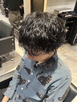 波巻きパーマ