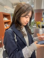 [puf 伏見/丸の内/栄/名古屋]透明感オリーブセミロング★鳥山